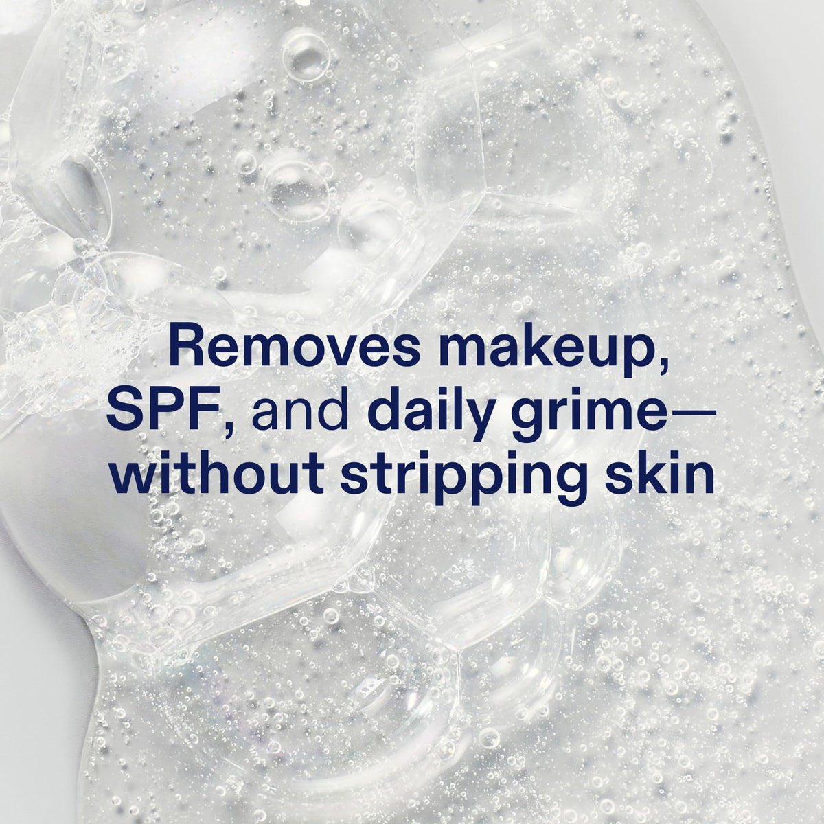 Skinfix gel texture close-up highlighting lightweight hydrating formula benefit