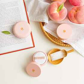 SKINFOOD compact size comparison next to hand, portable touch-up benefit