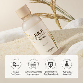 SKINFOOD fermented rice visual representing natural nutrient-rich extract benefits