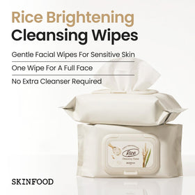SKINFOOD resealable top open to show easy access and freshness preservation