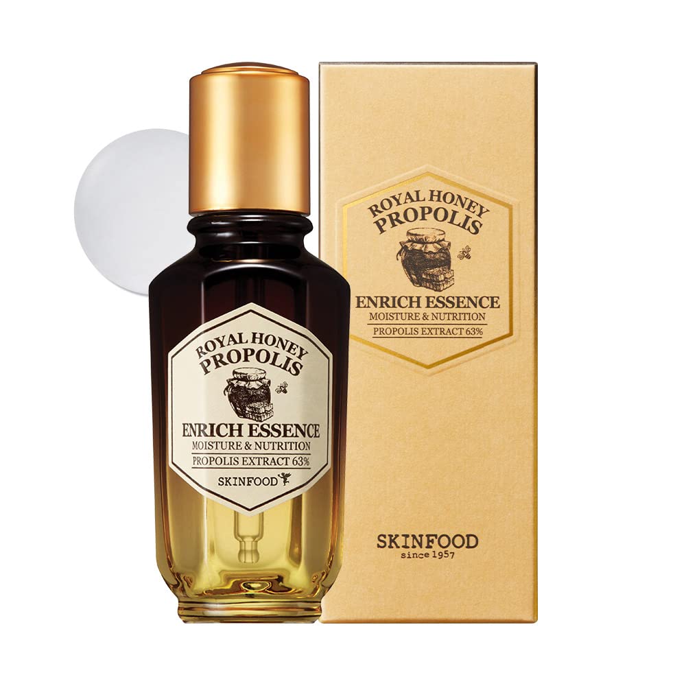 SKINFOOD 1957 front bottle view showing serum packaging and size benefit