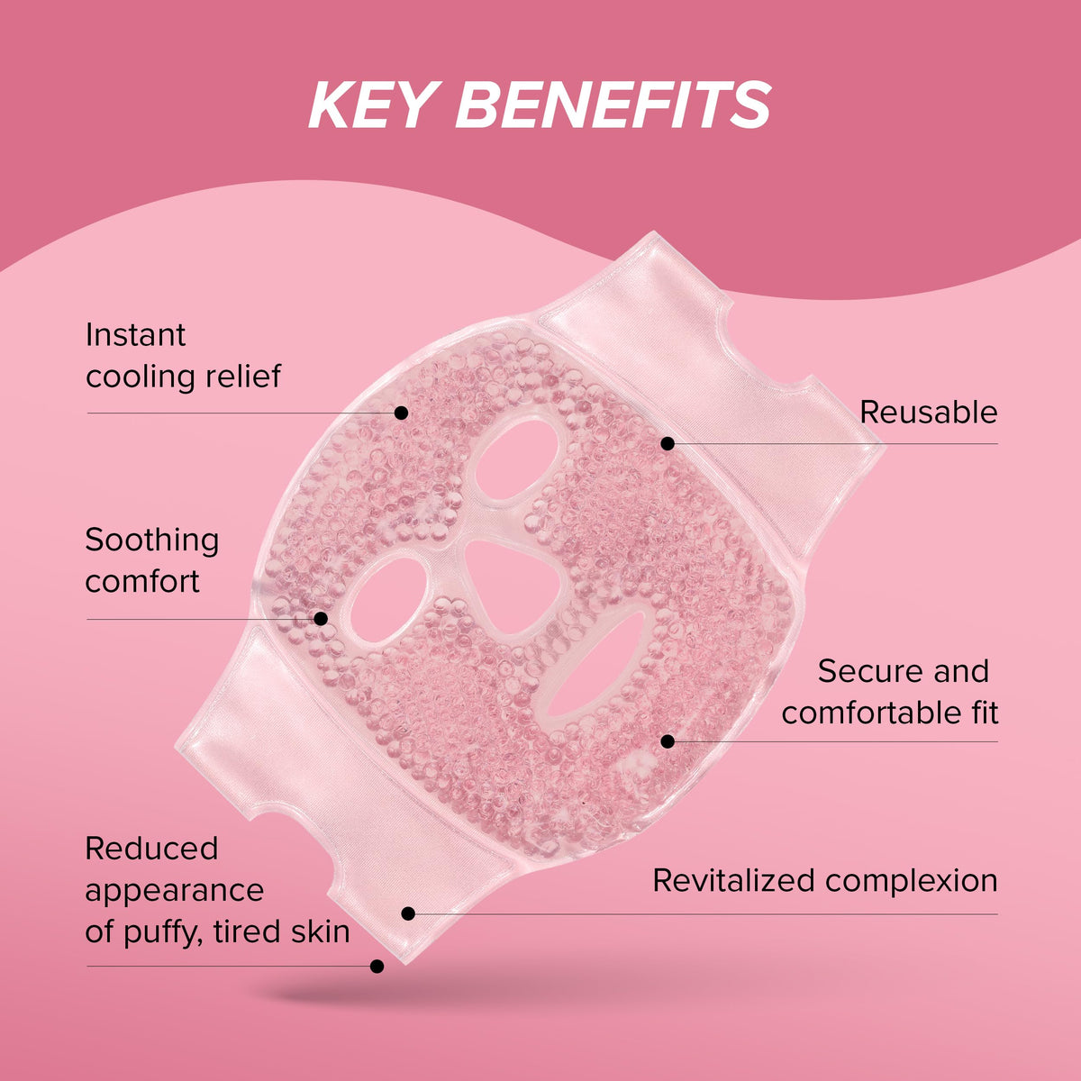 SKIN GYM CryoChill fabric side detail for gentle cooling comfort