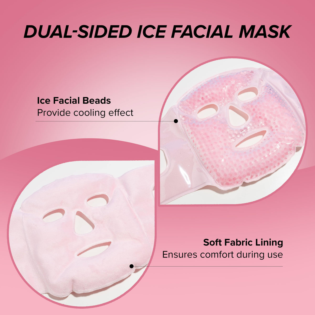 SKIN GYM CryoChill worn while reclining to soothe tension and headaches