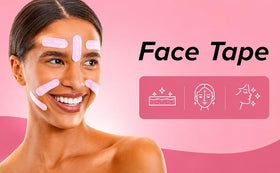 SKIN GYM forehead application demonstrating lift and reduced visible creasing