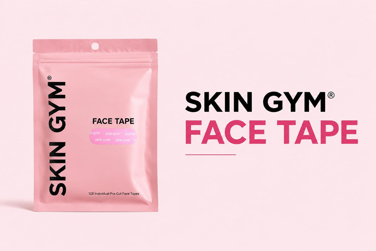 SKIN GYM strip held in hand to show size and easy placement advantage