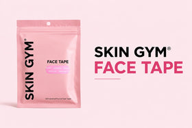 SKIN GYM strip held in hand to show size and easy placement advantage