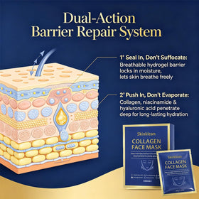 SkinKlean patch applied on cheek demonstrating contour fit and comfort