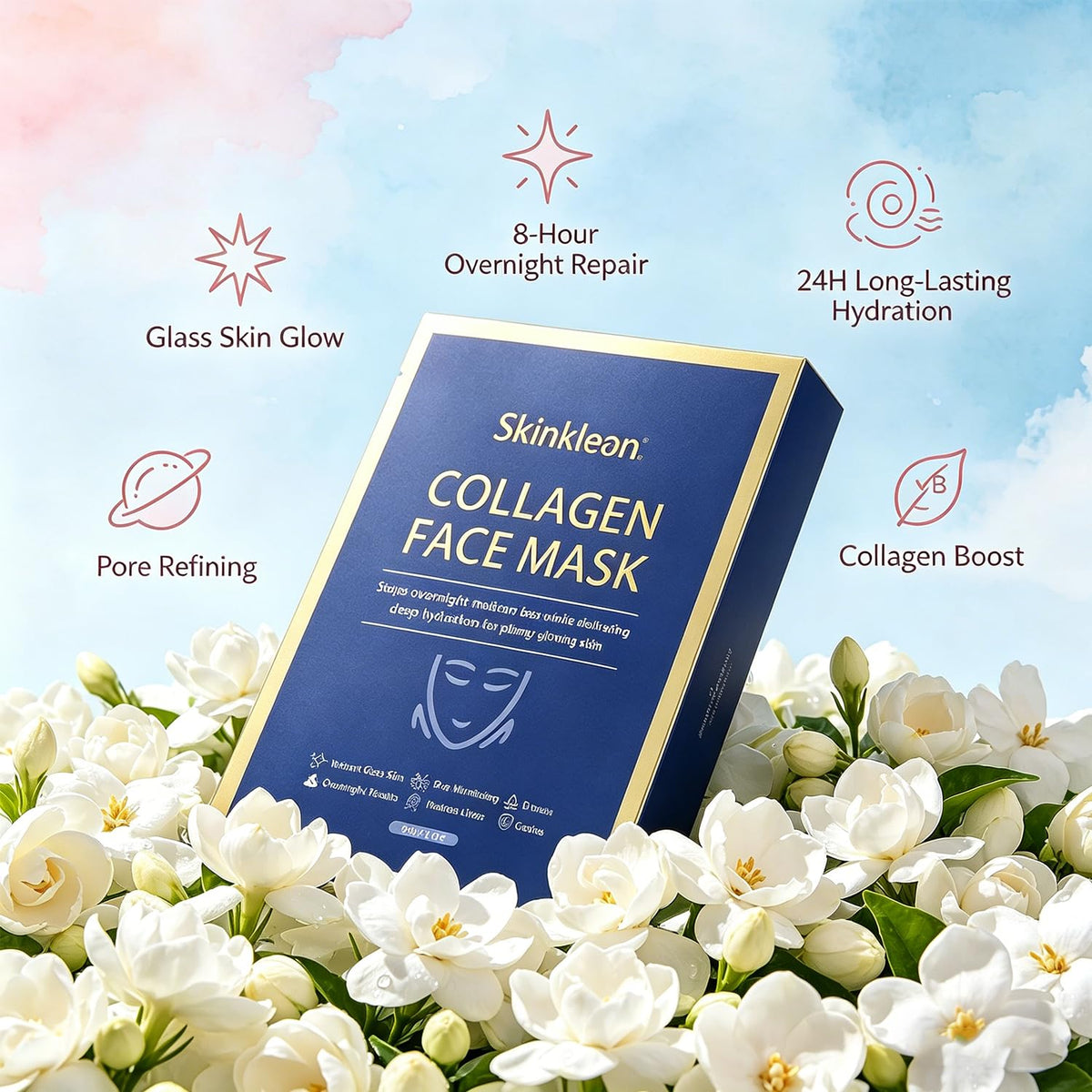 SkinKlean patch close-up texture highlighting gentle collagen infusion