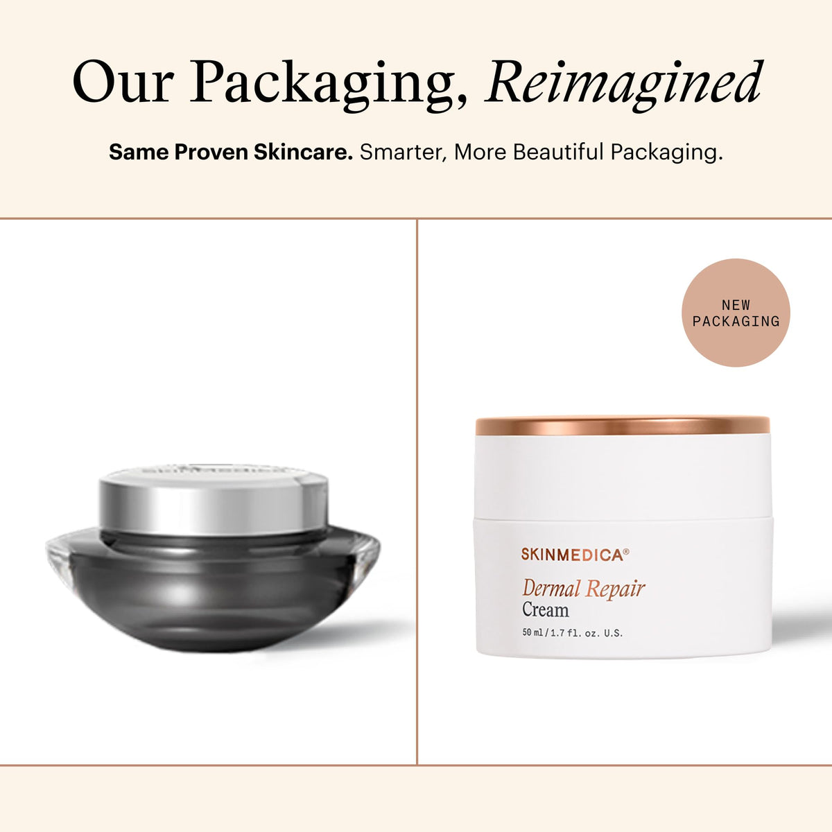 SkinMedica open jar showing rich cream texture for deep hydration benefit