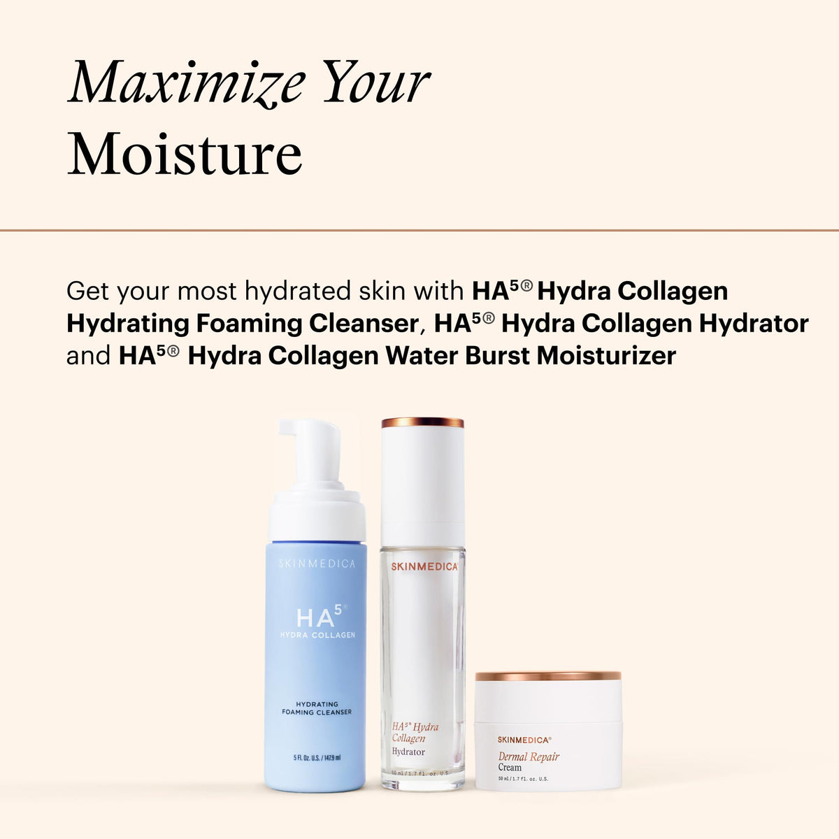 SkinMedica 1.7 oz jar beside ruler showing compact travel-friendly benefit