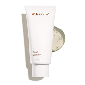 SkinMedica front packaging showing 6 fl oz cleanser and label benefits