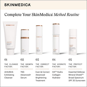 SkinMedica HA5 beside a nightstand conveying nighttime hydration as part of routine