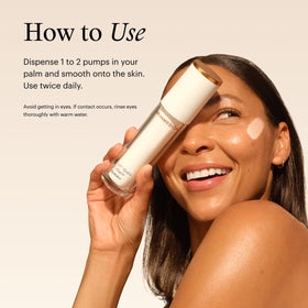 SkinMedica HA5 bottle on bathroom counter styled in a daily skincare routine setting