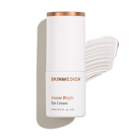 SkinMedica jar front packaging showing product name and sleek branding for brightening