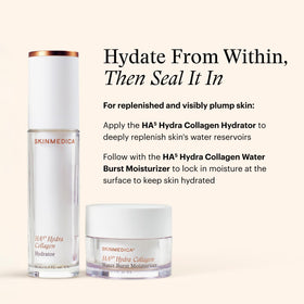 SkinMedica moisturizer applied on skin showing smooth, dewy finish