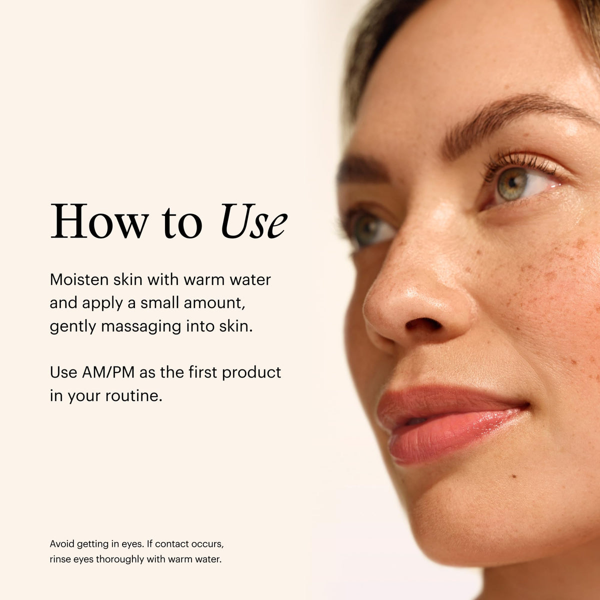 SkinMedica cleanser used on neck and chest showing full coverage benefit