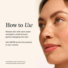 SkinMedica cleanser used on neck and chest showing full coverage benefit
