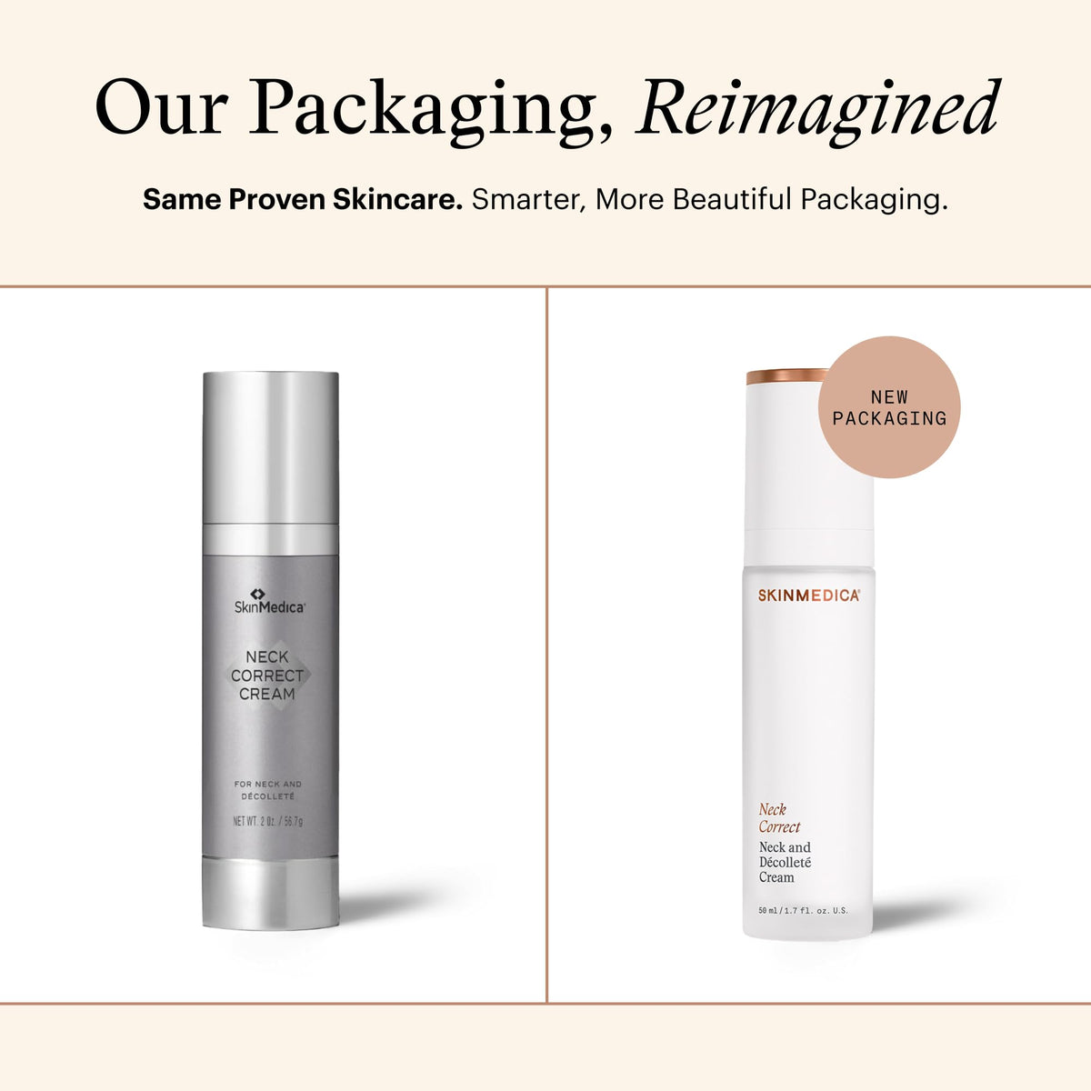 SkinMedica open jar texture displaying creamy serum for smooth application benefit