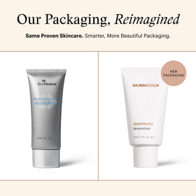 SkinMedica jar open to reveal rich cream texture and hydration