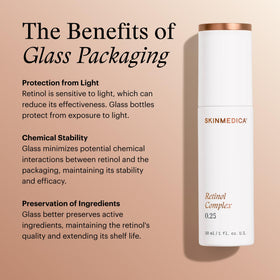 SkinMedica bottle beside sunscreen, emphasizes daytime protection need