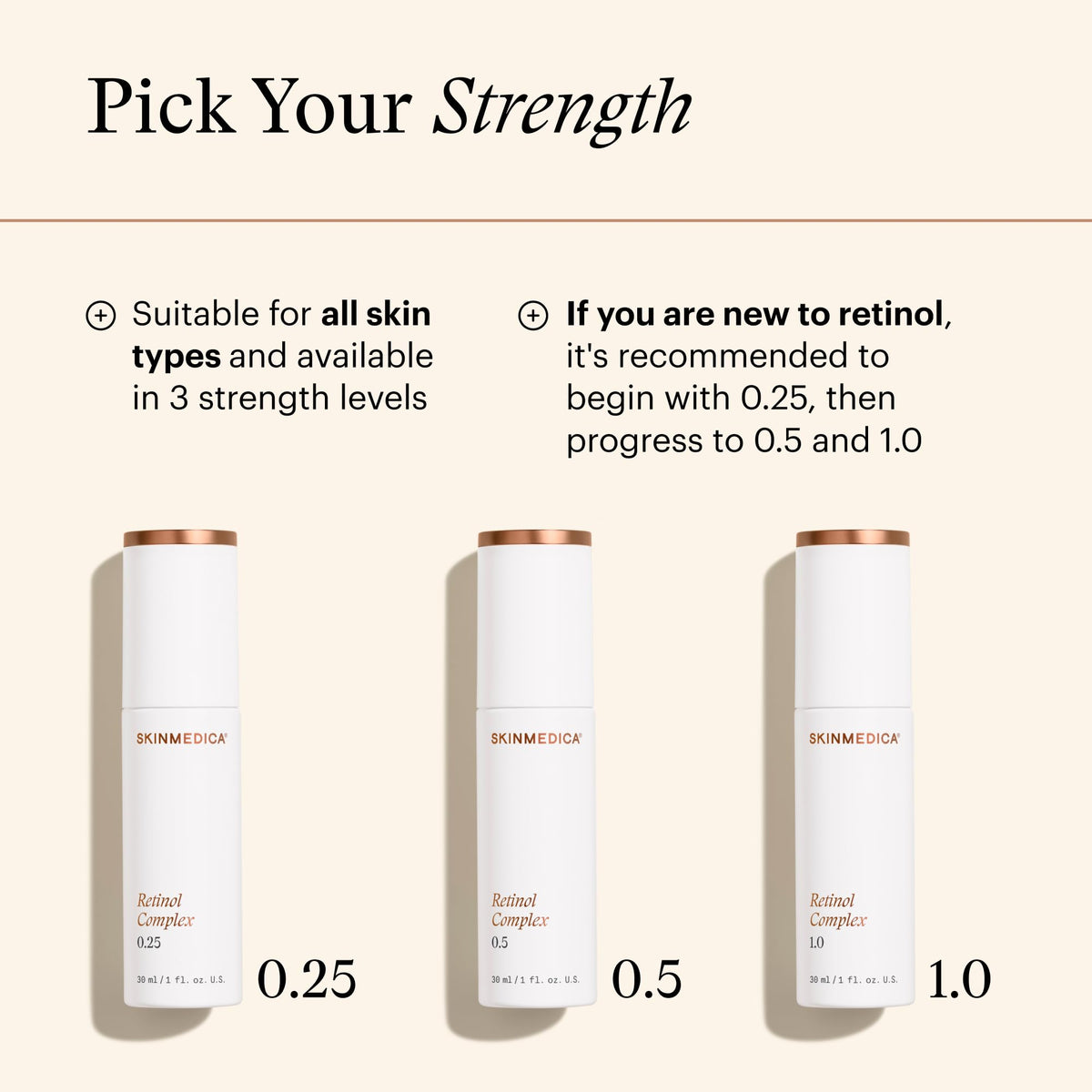 SkinMedica serum on fingertip, illustrates easy spreadability