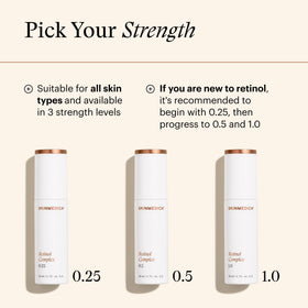 SkinMedica serum on fingertip, illustrates easy spreadability