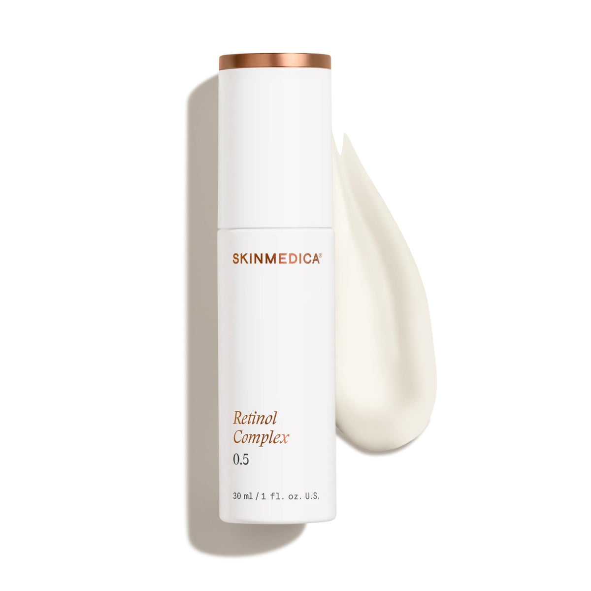 SkinMedica bottle front packaging showing brand and product benefits