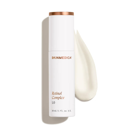 SkinMedica front packaging showing bottle and box, highlights professional formulation