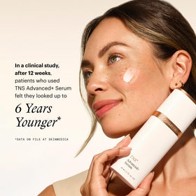 SkinMedica application on hand illustrating how to blend both chambers before use