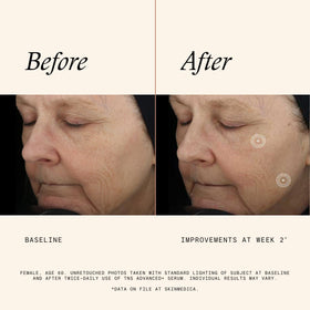 SkinMedica product label and ingredient panel showing peptides and botanicals