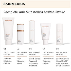 SkinMedica in clinical setting showing post-procedure calming support