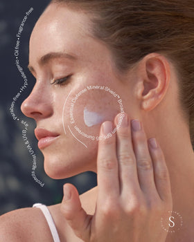 SkinMedica on bathroom counter showing daily routine convenience and protection