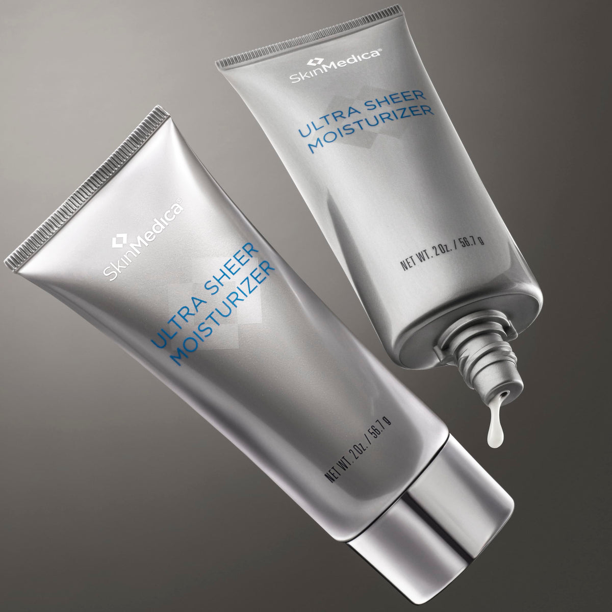 SkinMedica moisturizer on bathroom counter paired with daily skincare routine