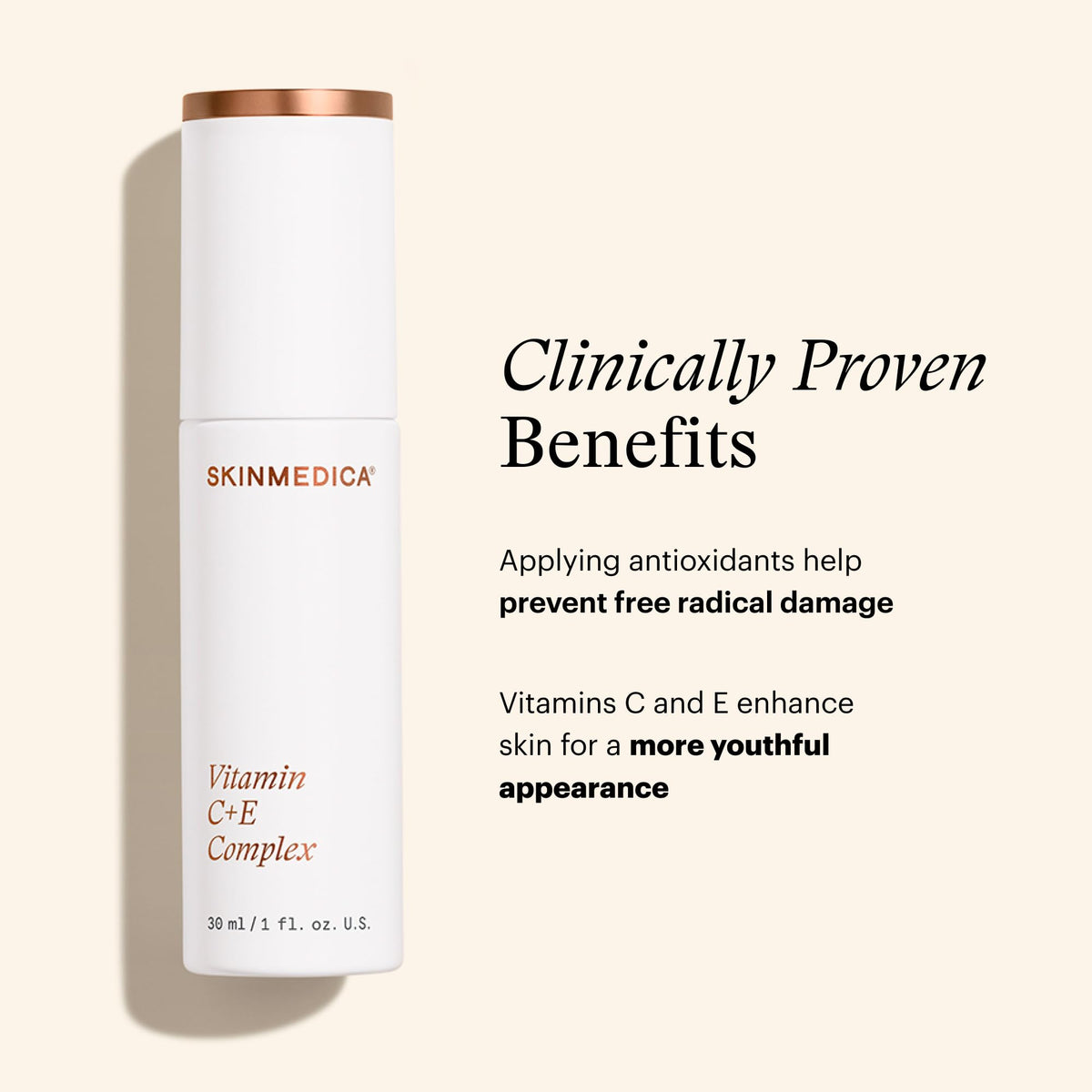 SkinMedica serum applied on wrist demonstrating easy blending benefit