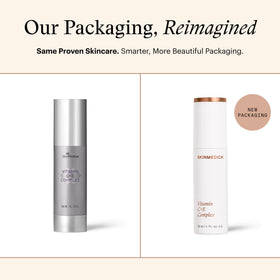 SkinMedica pump dispenser close-up for precise, mess-free use benefit