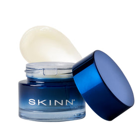 SKINN front packaging showing product and brand, highlights elegant design and firming promise