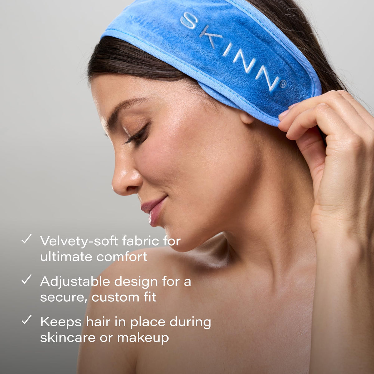 SKINN application on hand demonstrating gentle massage and resurfacing