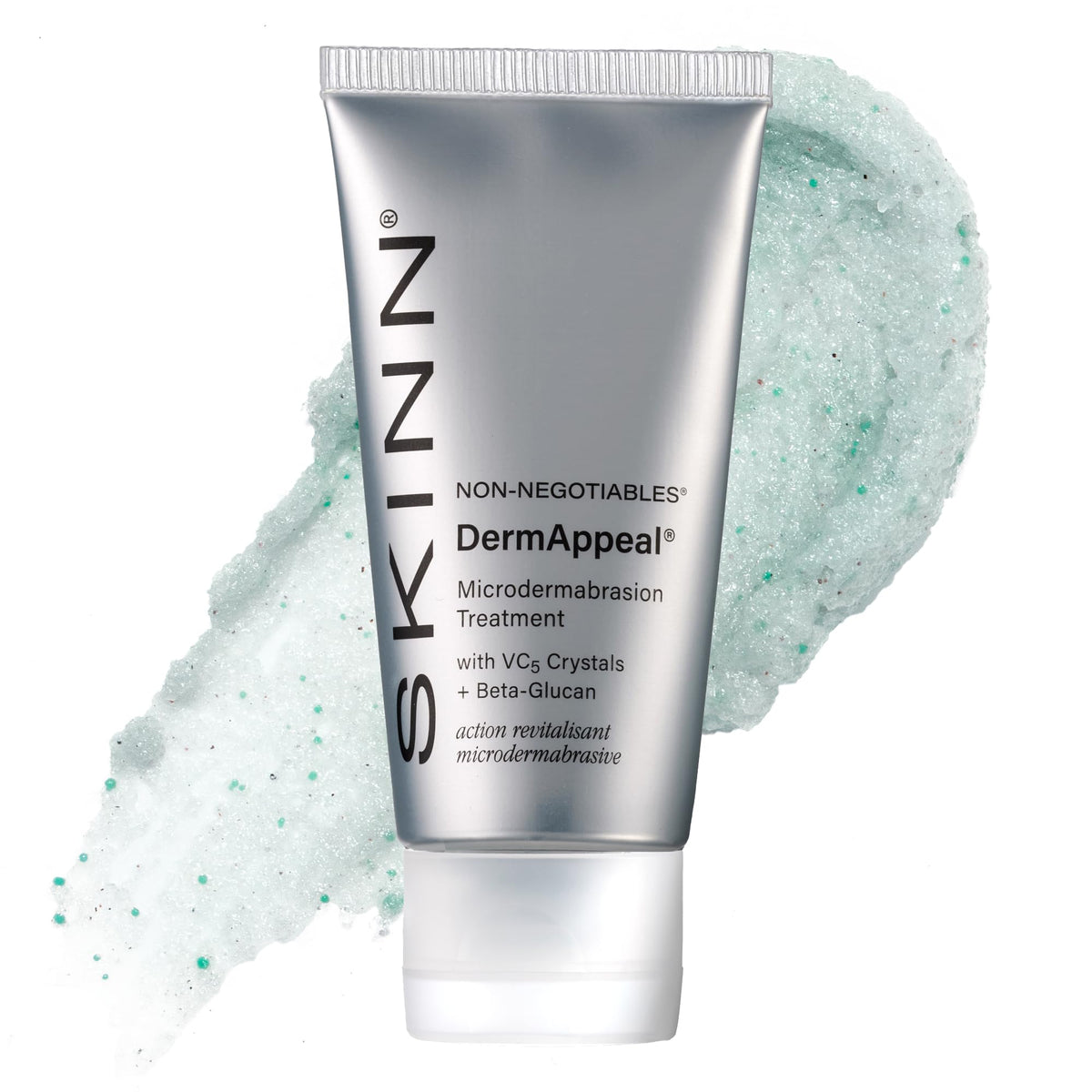 SKINN DermAppeal front packaging showing product and size, ideal for at-home glow