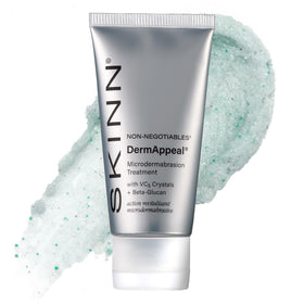 SKINN DermAppeal front packaging showing product and size, ideal for at-home glow