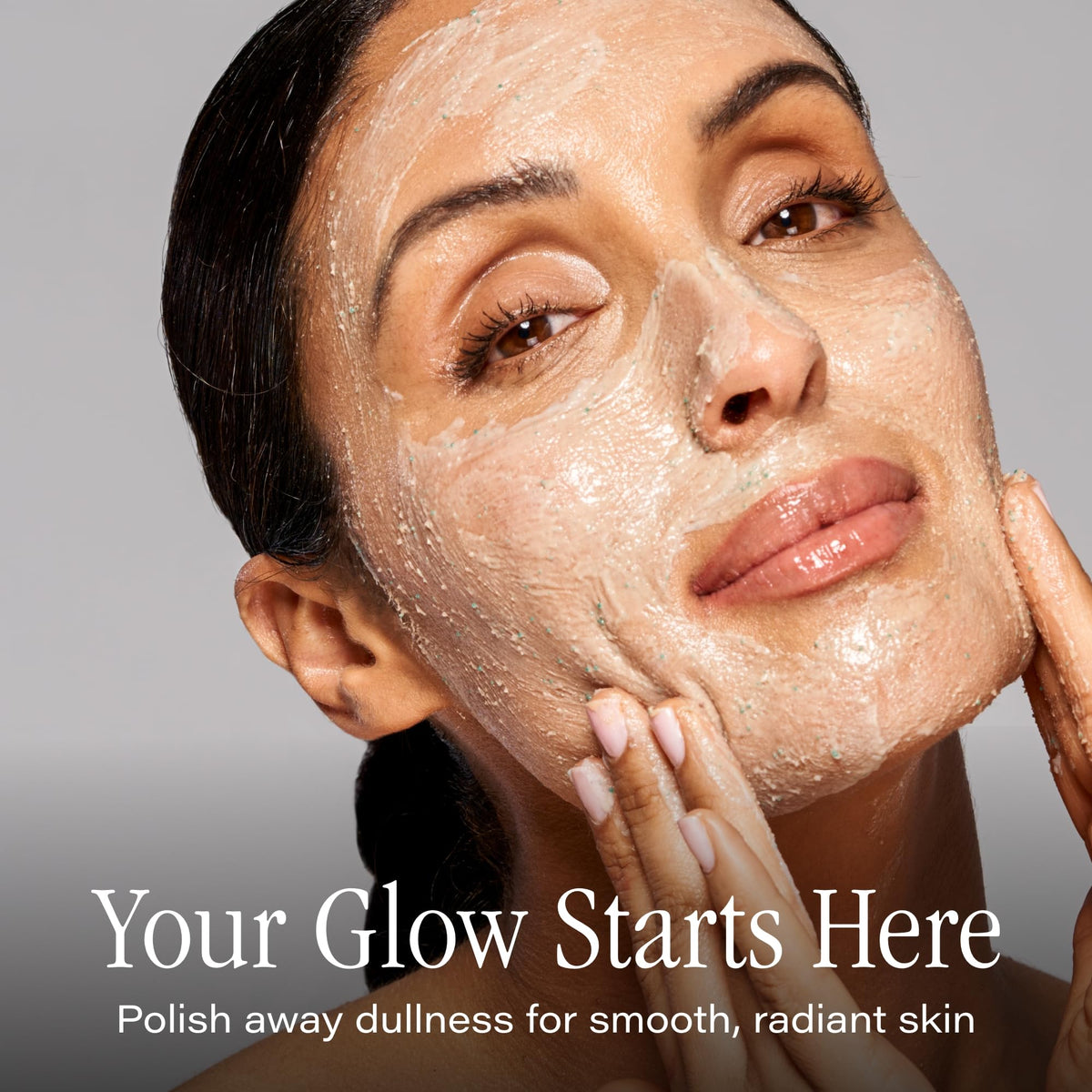 SKINN DermAppeal texture close-up revealing exfoliating crystals and creamy base for effective resurfacing