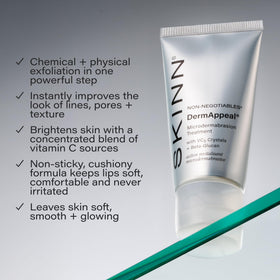 SKINN velvet-soft headband detail for mess-free, comfortable application