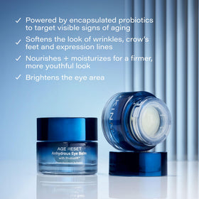 SKINN open jar with refill insert visible, shows refillable design and sustainable benefit