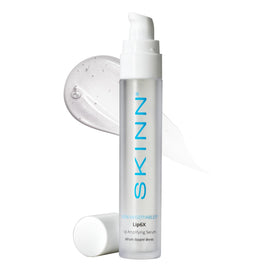 SKINN Lip6X front tube shows compact 10ml packaging and clear branding for easy storage
