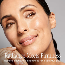 SKINN cream texture swipe on skin, highlights rich hydration and smooth finish