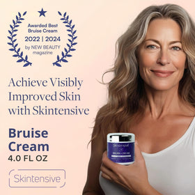 SKINTENSIVE arnica close-up emphasising natural extract and soothing support