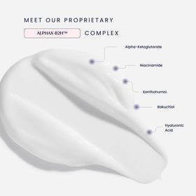 SKINTENSIVE crepe cream alongside key actives showing targeted ingredient benefits