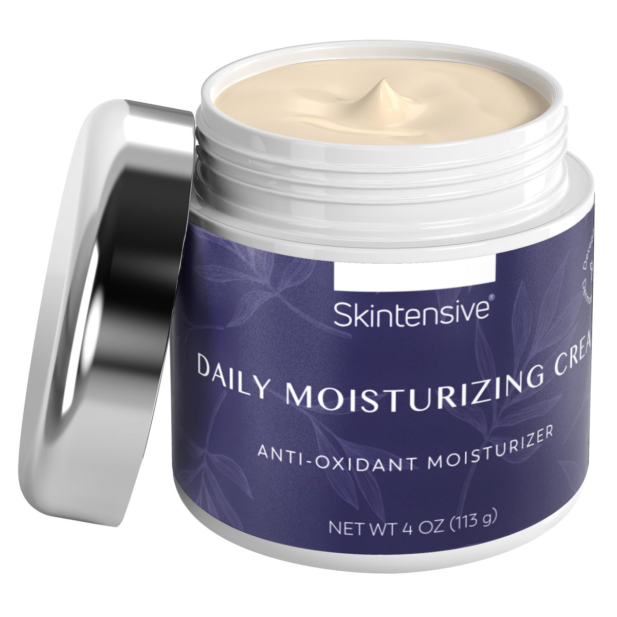 SKINTENSIVE face usage demonstration illustrating gentle daily moisturizing for delicate skin