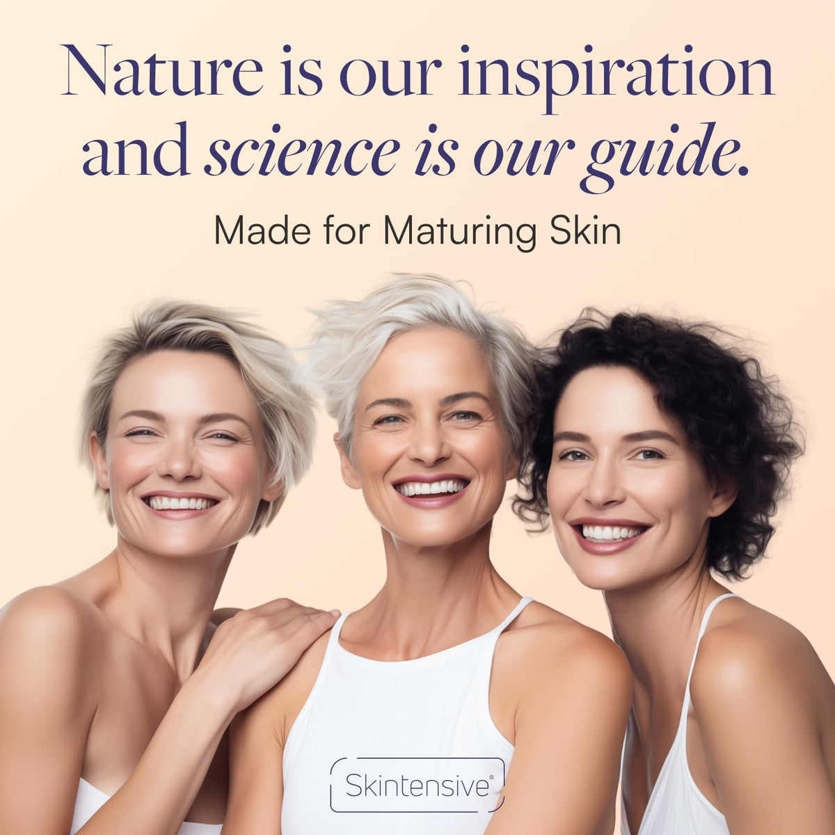 SKINTENSIVE label ingredients close-up listing Arnica and vitamins A C E for antioxidant support