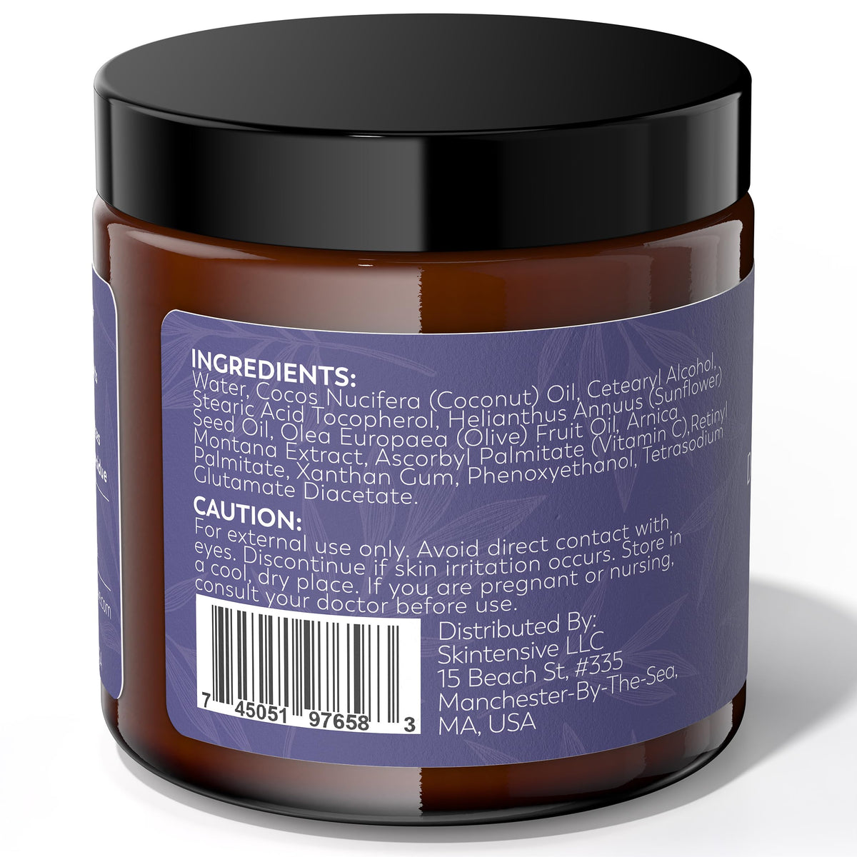 SKINTENSIVE texture close-up highlighting creamy consistency for fast absorption benefit