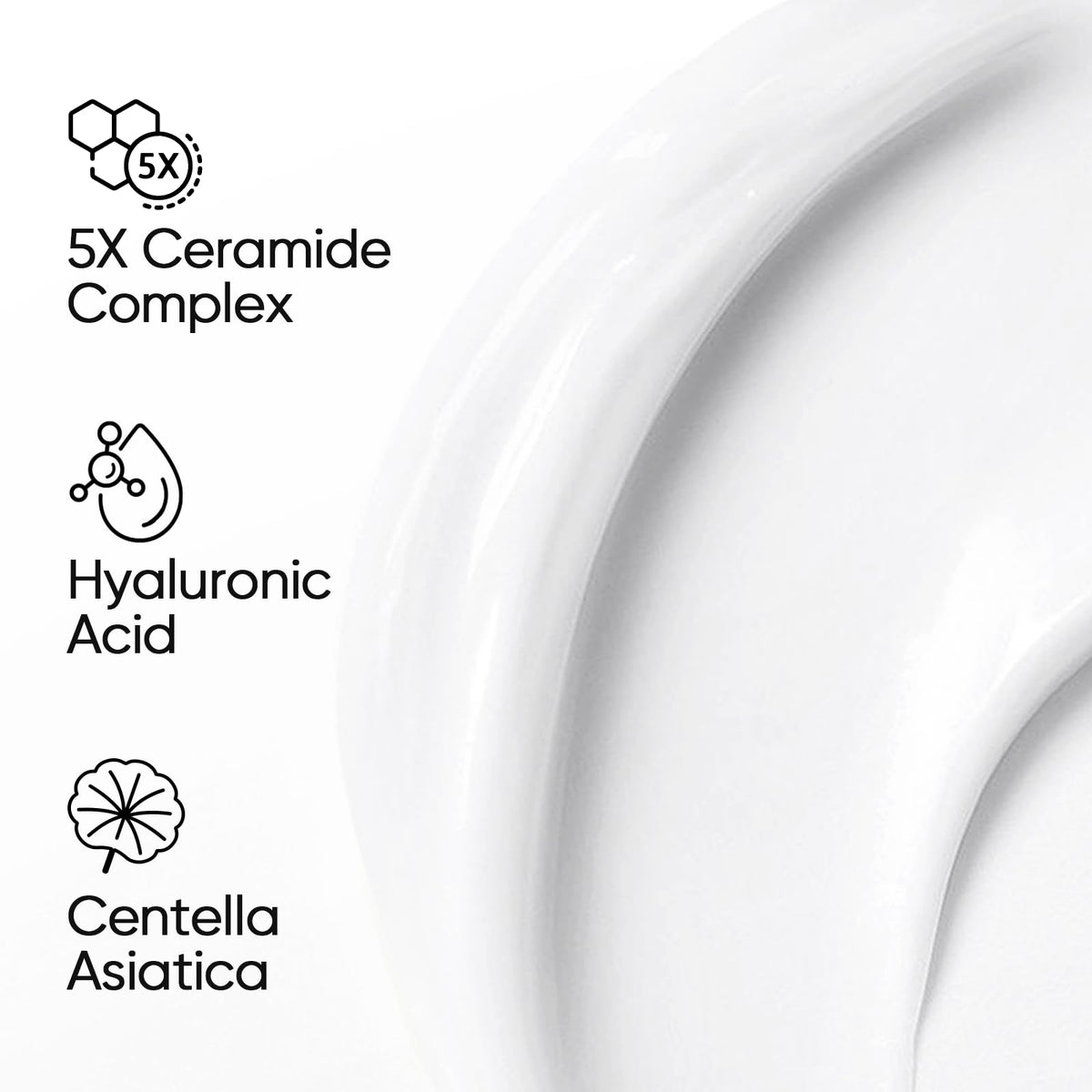 SKINTIFIC moisturizer being applied on hand for quick absorption